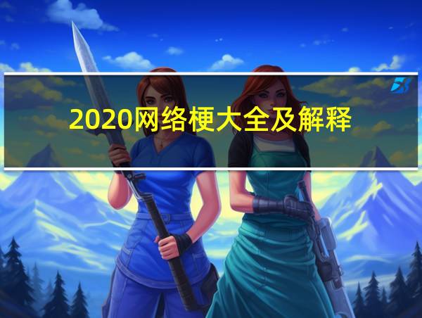 2020网络梗大全及解释的相关图片