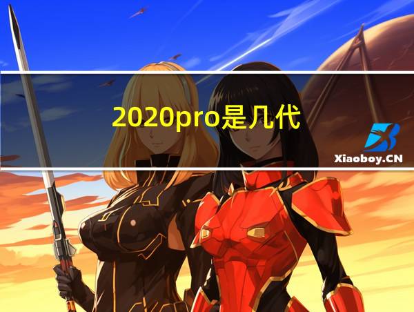 2020pro是几代的相关图片