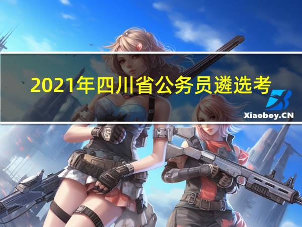 2021年四川省公务员遴选考试的相关图片