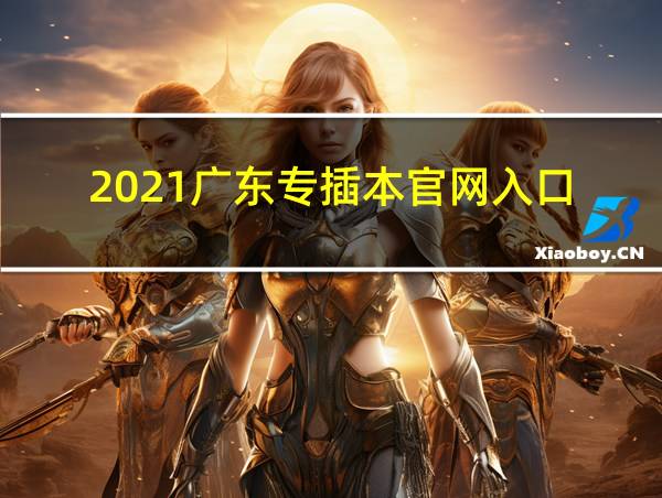 2021广东专插本官网入口的相关图片