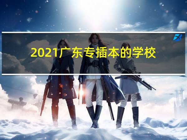 2021广东专插本的学校的相关图片