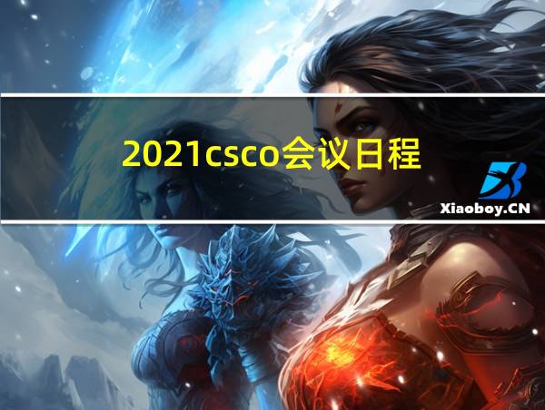 2021csco会议日程的相关图片