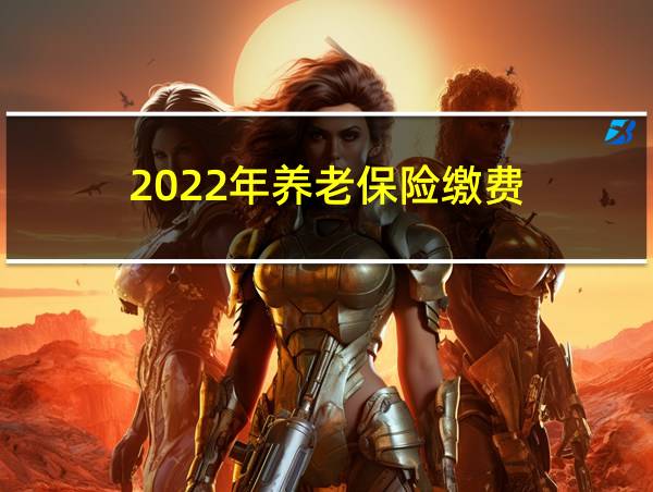 2022年养老保险缴费的相关图片