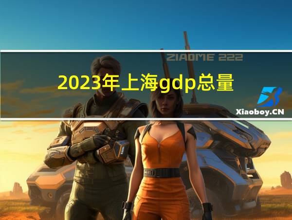 2023年上海gdp总量的相关图片