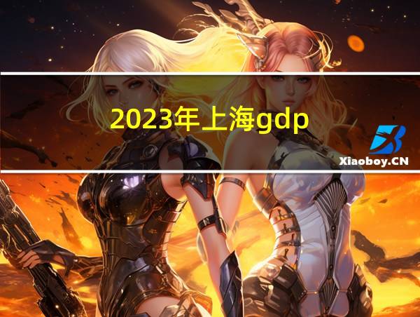 2023年上海gdp的相关图片