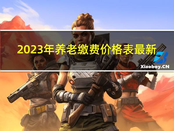 2023年养老缴费价格表最新公布的相关图片