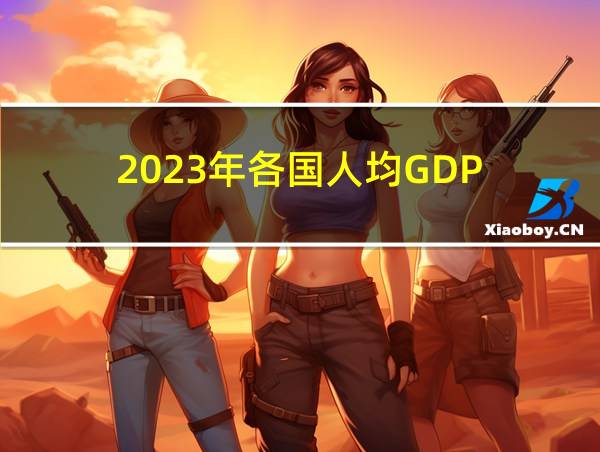 2023年各国人均GDP的相关图片