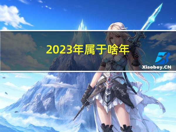 2023年属于啥年的相关图片