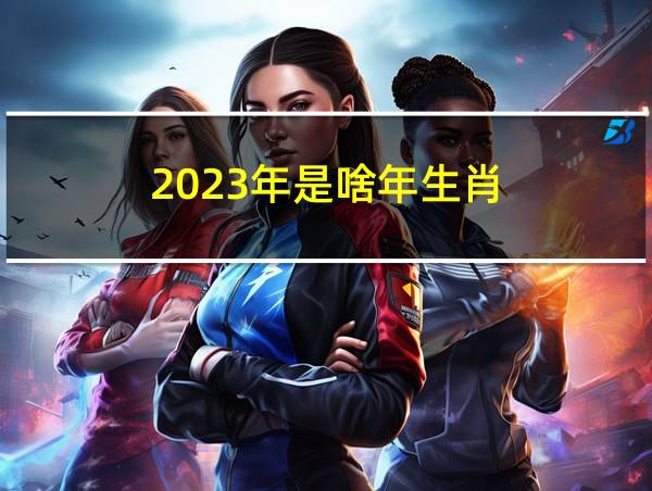 2023年是啥年生肖的相关图片