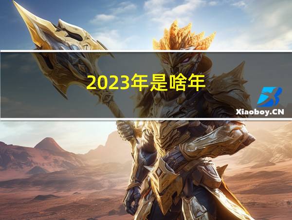 2023年是啥年的相关图片