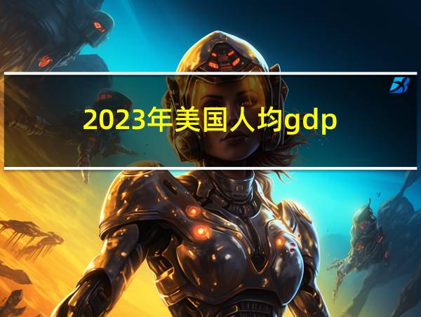 2023年美国人均gdp的相关图片