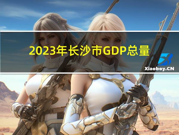 2023年长沙市GDP总量的相关图片