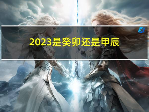 2023是癸卯还是甲辰的相关图片