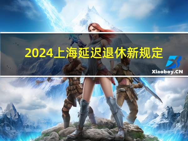 2024上海延迟退休新规定的相关图片