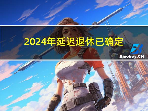 2024年延迟退休已确定的相关图片