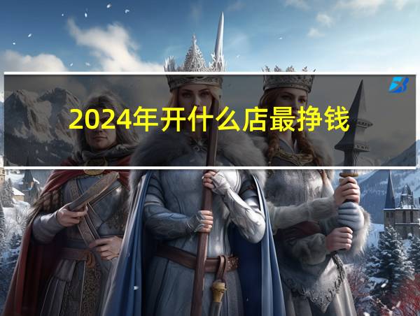 2024年开什么店最挣钱的相关图片