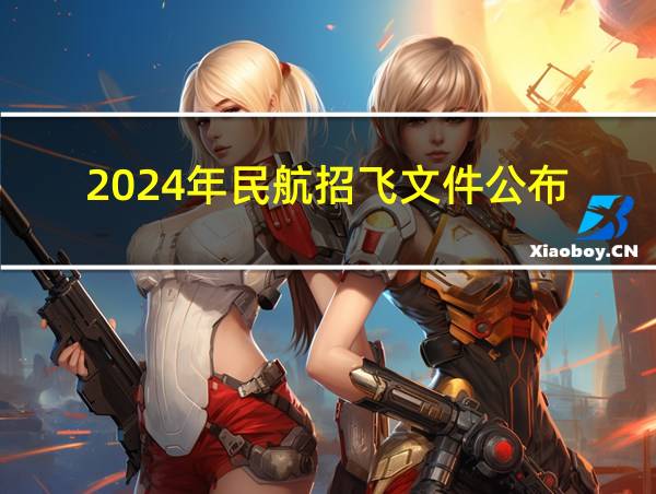 2024年民航招飞文件公布的相关图片