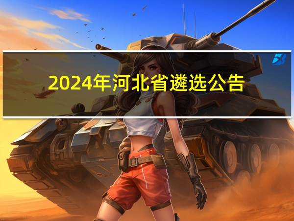 2024年河北省遴选公告的相关图片