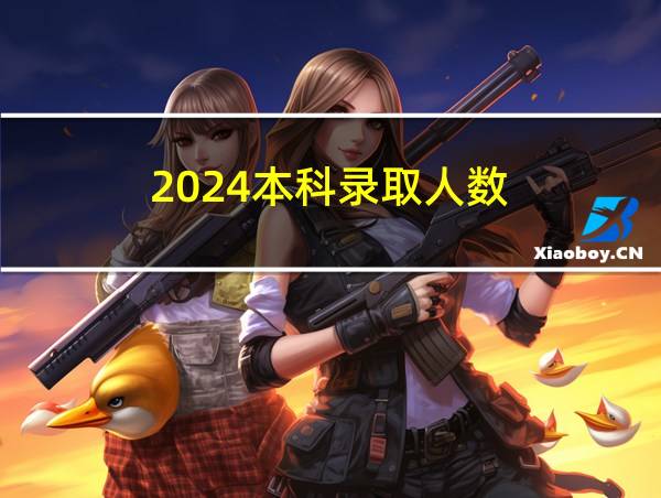 2024本科录取人数的相关图片