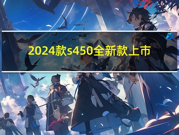 2024款s450全新款上市的相关图片