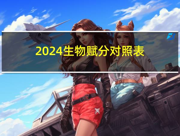 2024生物赋分对照表的相关图片