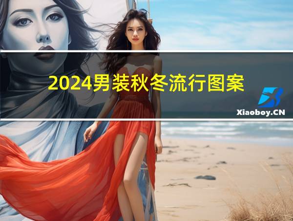 2024男装秋冬流行图案的相关图片