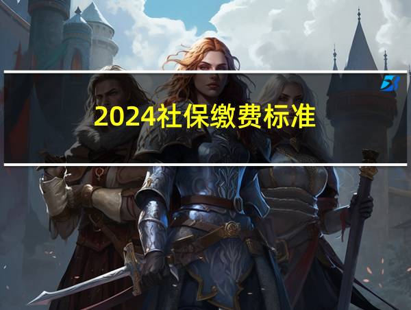 2024社保缴费标准的相关图片