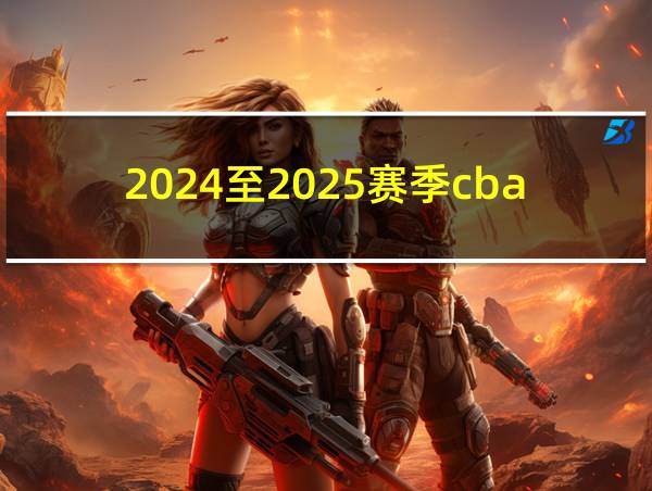 2024至2025赛季cba的相关图片