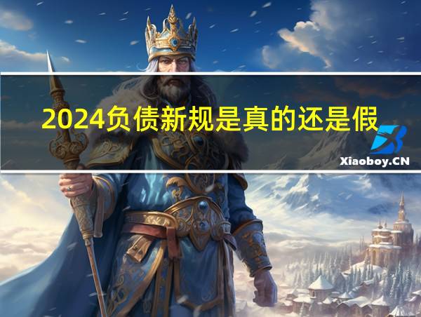 2024负债新规是真的还是假的的相关图片