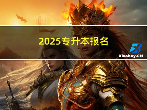 2025专升本报名的相关图片