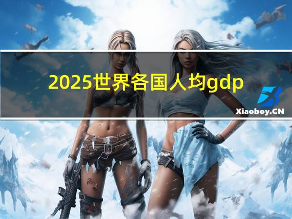 2025世界各国人均gdp的相关图片