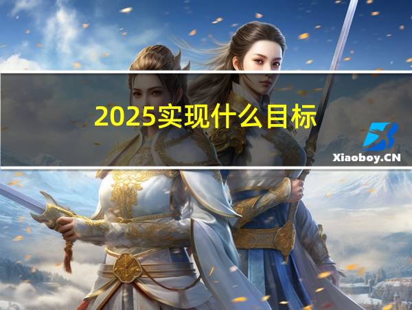 2025实现什么目标的相关图片