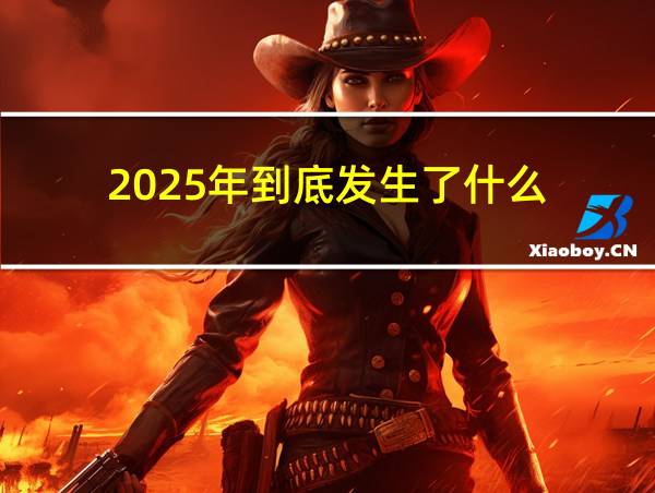 2025年到底发生了什么的相关图片