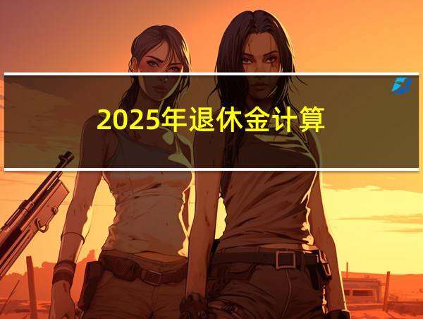 2025年退休金计算的相关图片