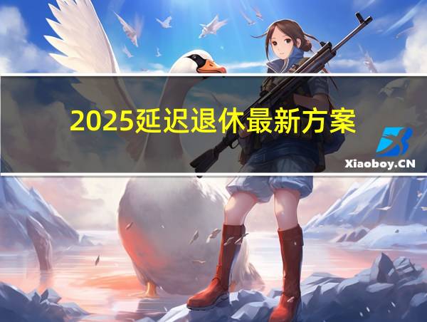 2025延迟退休最新方案的相关图片