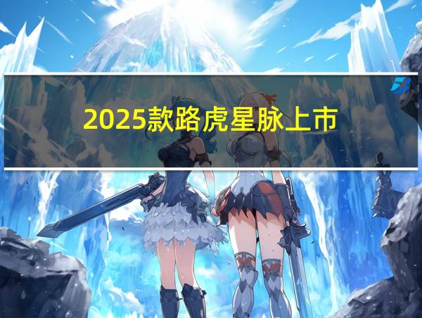 2025款路虎星脉上市的相关图片