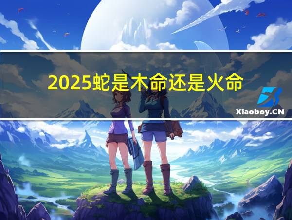 2025蛇是木命还是火命的相关图片