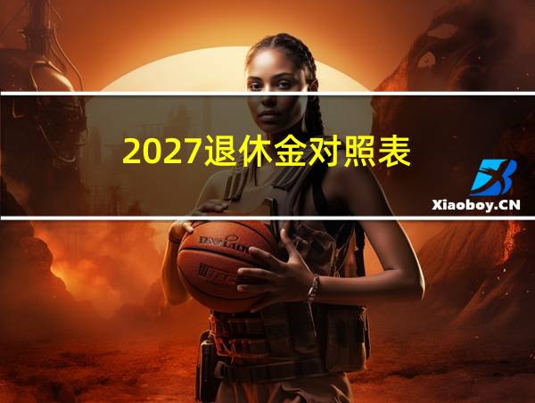 2027退休金对照表的相关图片