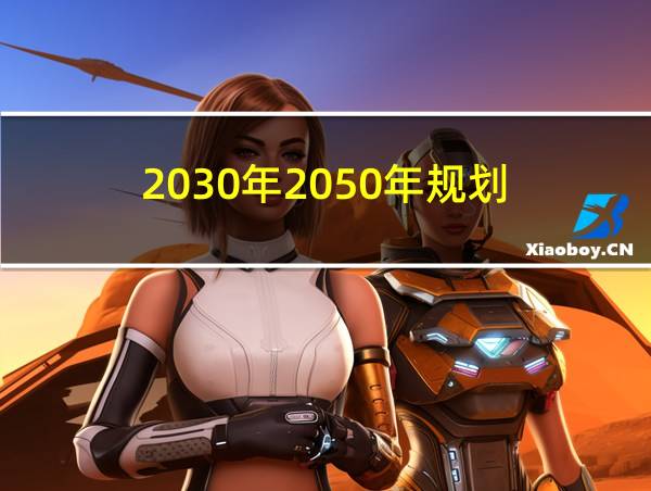 2030年2050年规划的相关图片