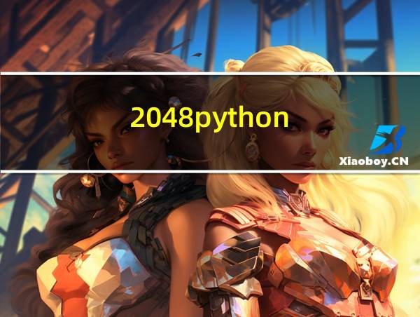 2048python的相关图片