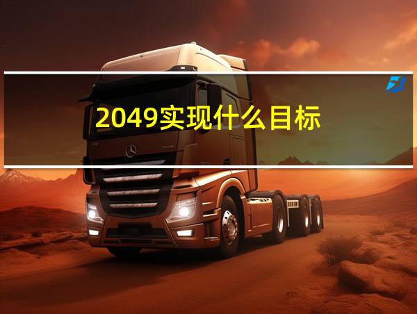 2049实现什么目标的相关图片