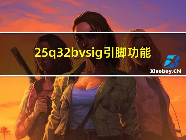 25q32bvsig引脚功能的相关图片