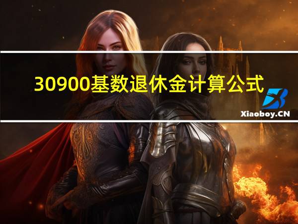 30900基数退休金计算公式的相关图片