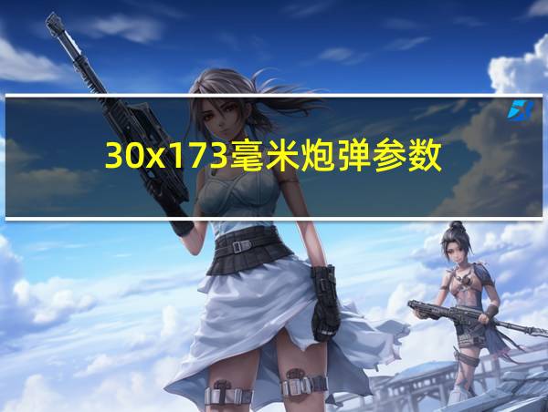 30x173毫米炮弹参数的相关图片