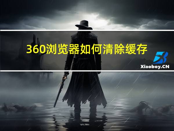 360浏览器如何清除缓存的相关图片