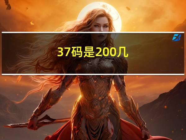 37码是200几的相关图片