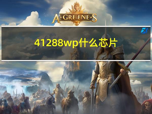 41288wp什么芯片的相关图片