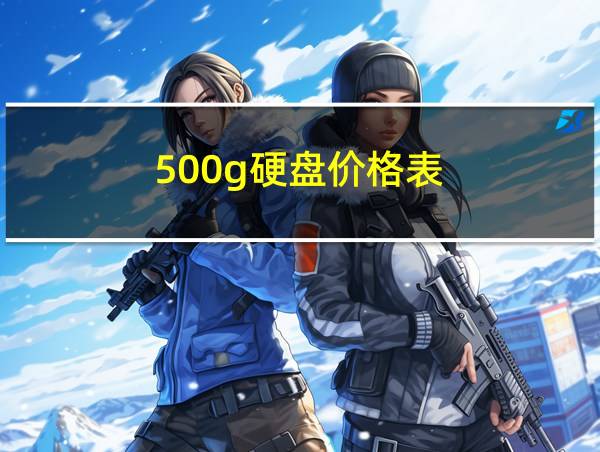 500g硬盘价格表的相关图片