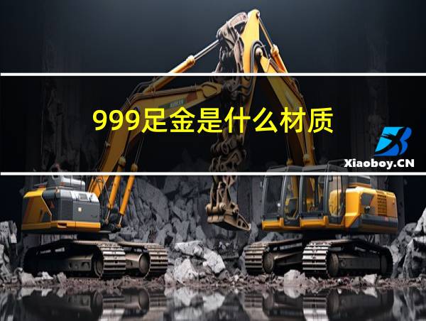 999足金是什么材质的相关图片