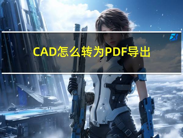 CAD怎么转为PDF导出的相关图片